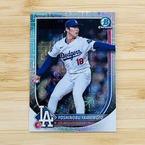 YOSHINOBU YAMAMOTO 2025 Bowman Chrome Mega Box Refractor